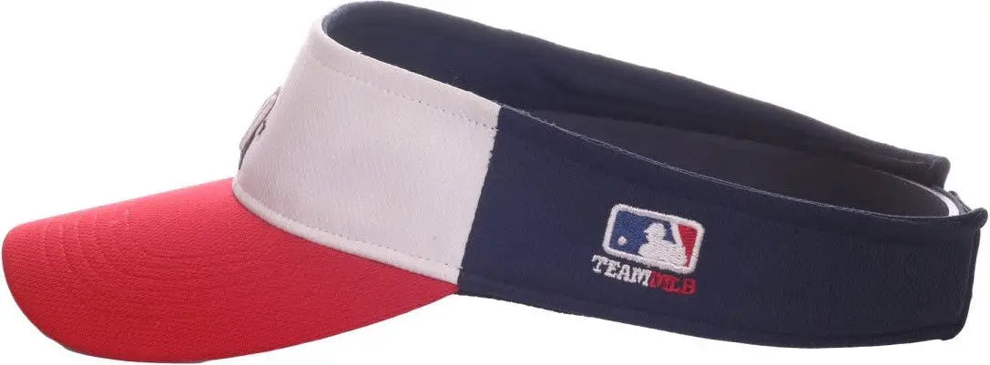 OC Sports MLB-185 Traditional Visor - Washington National - White Navy Red / One Size Fits Most