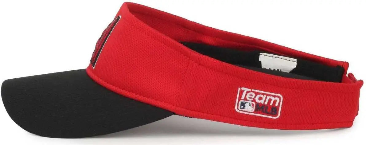 OC Sports MLB-185Traditional Visor - Arizona Diamondbacks - Red Black / 6 7/8’’ - 7 1/2’’
