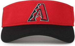 OC Sports MLB-185Traditional Visor - Arizona Diamondbacks - Red Black / 6 7/8’’ - 7 1/2’’