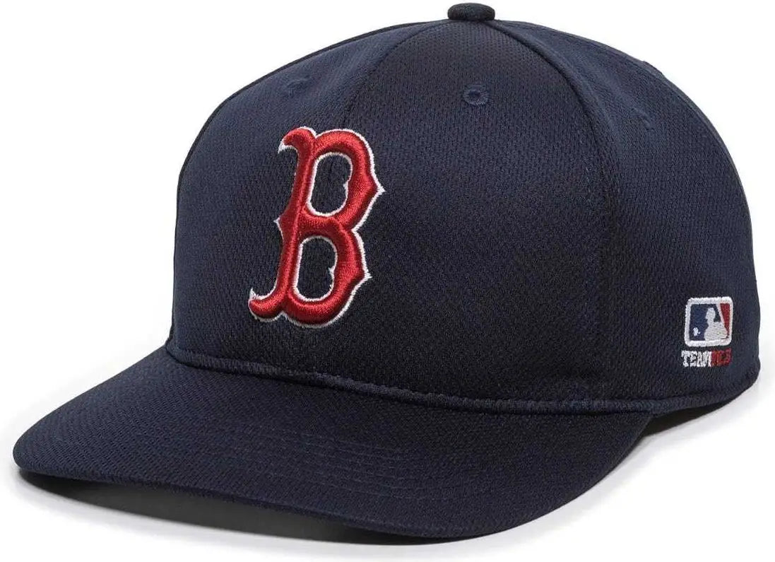 OC Sports MLB-350 MLB Polyester Baseball Adjustable Cap - Boston Red Sox Home & Road