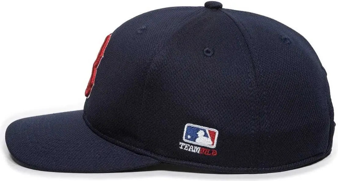 OC Sports MLB-350 MLB Polyester Baseball Adjustable Cap - Boston Red Sox Home & Road