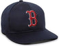 OC Sports MLB-350 MLB Polyester Baseball Adjustable Cap - Boston Red Sox Home & Road - Navy / 6 3/8’’ - 7’’