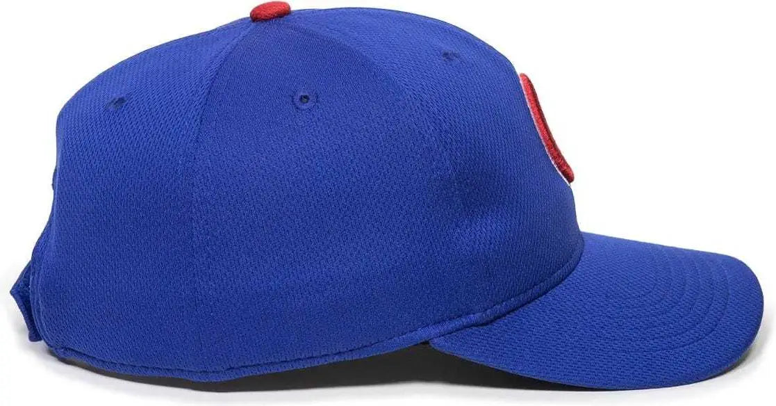OC Sports MLB-350 MLB Polyester Baseball Adjustable Cap - Chicago Cubs Home & Road