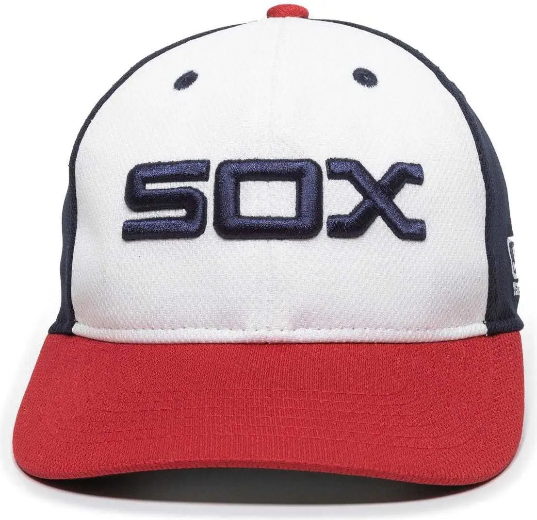 OC Sports MLB-350 MLB Polyester Baseball Adjustable Cap - Chicago White Sox Legacy