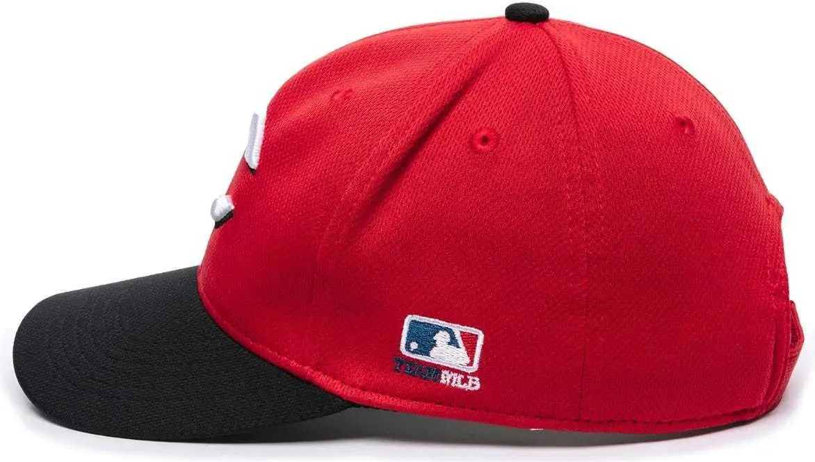 OC Sports MLB-350 MLB Polyester Baseball Adjustable Cap - Cincinnati Reds Road