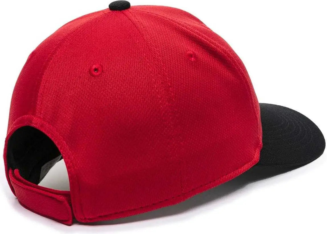 OC Sports MLB-350 MLB Polyester Baseball Adjustable Cap - Cincinnati Reds Road