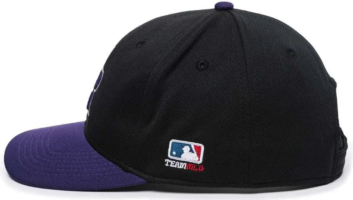 OC Sports MLB-350 MLB Polyester Baseball Adjustable Cap - Colorado Rockies Alternate