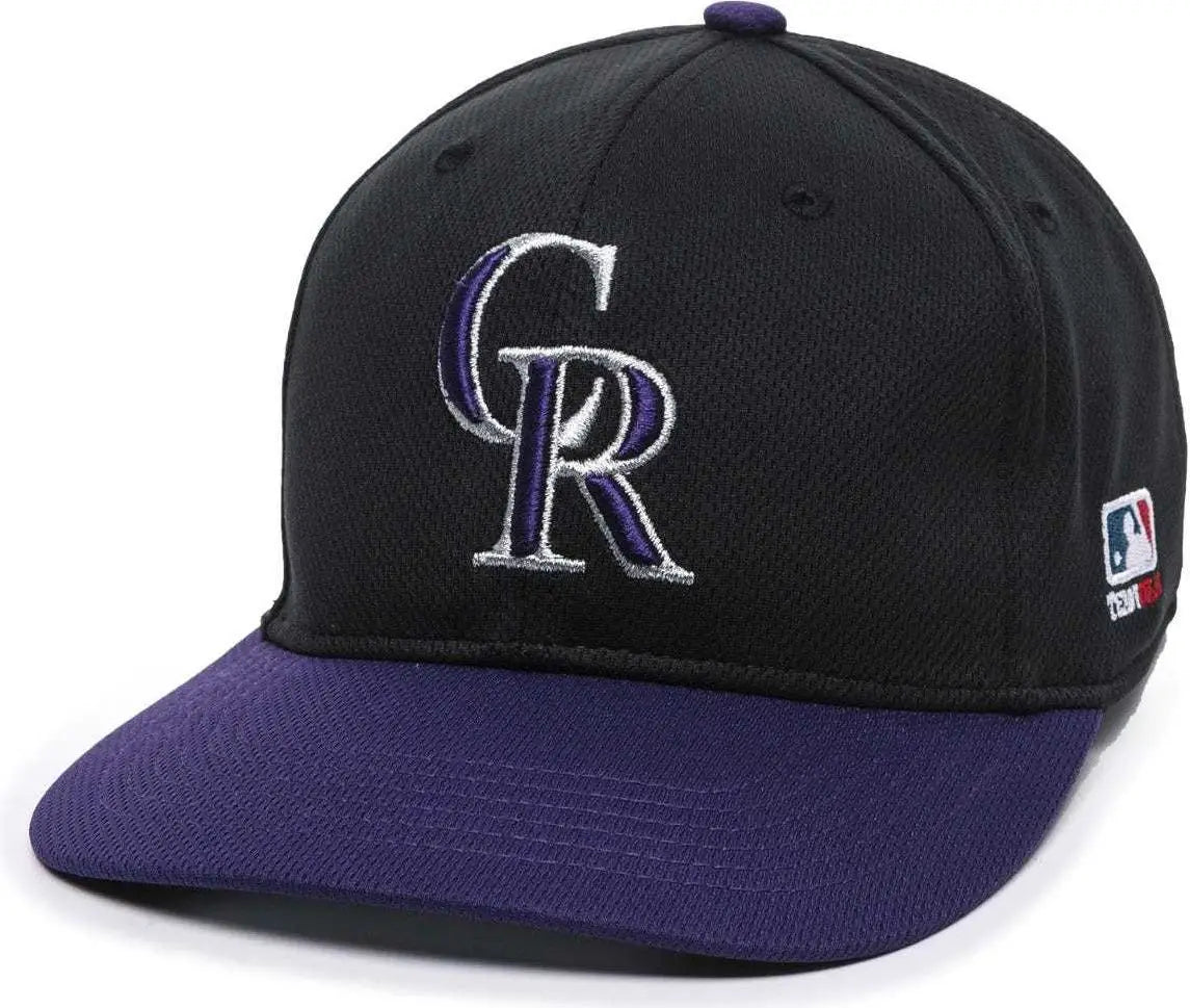 OC Sports MLB-350 MLB Polyester Baseball Adjustable Cap - Colorado Rockies Alternate