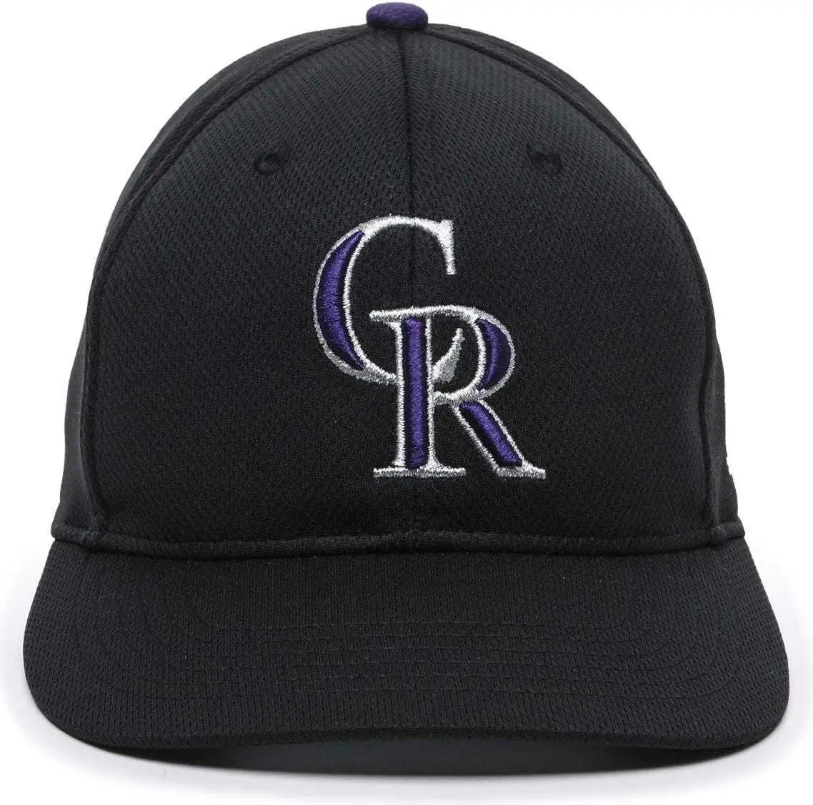 OC Sports MLB-350 MLB Polyester Baseball Adjustable Cap - Colorado Rockies Home & Road