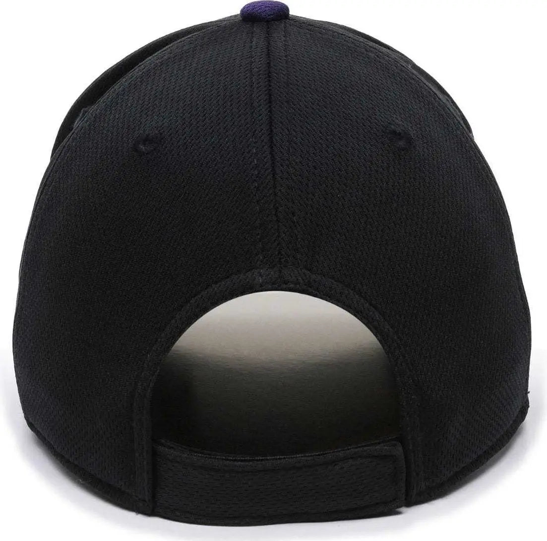 OC Sports MLB-350 MLB Polyester Baseball Adjustable Cap - Colorado Rockies Home & Road