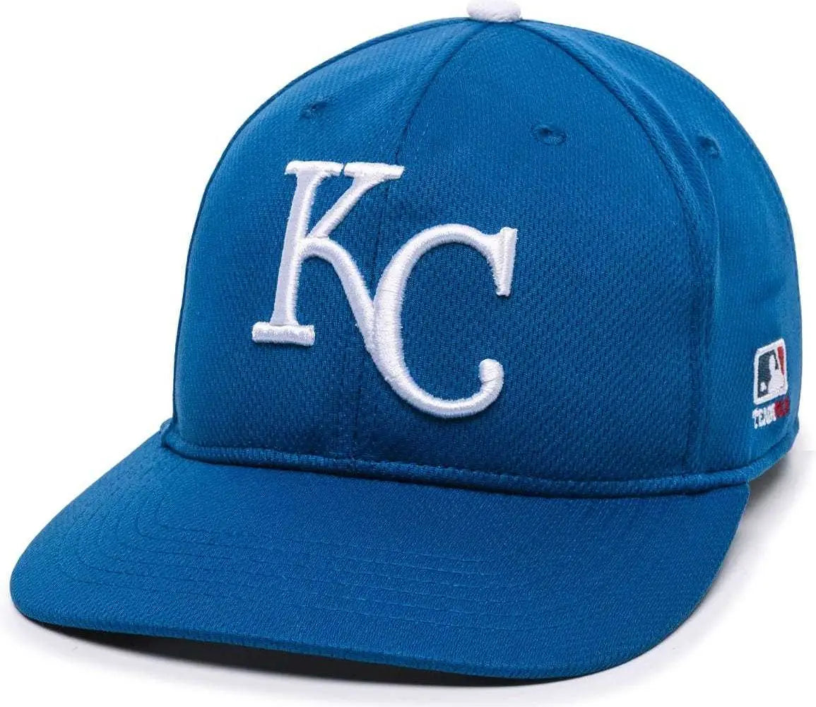 OC Sports MLB-350 MLB Polyester Baseball Adjustable Cap - Kansas City Royals Home & Road