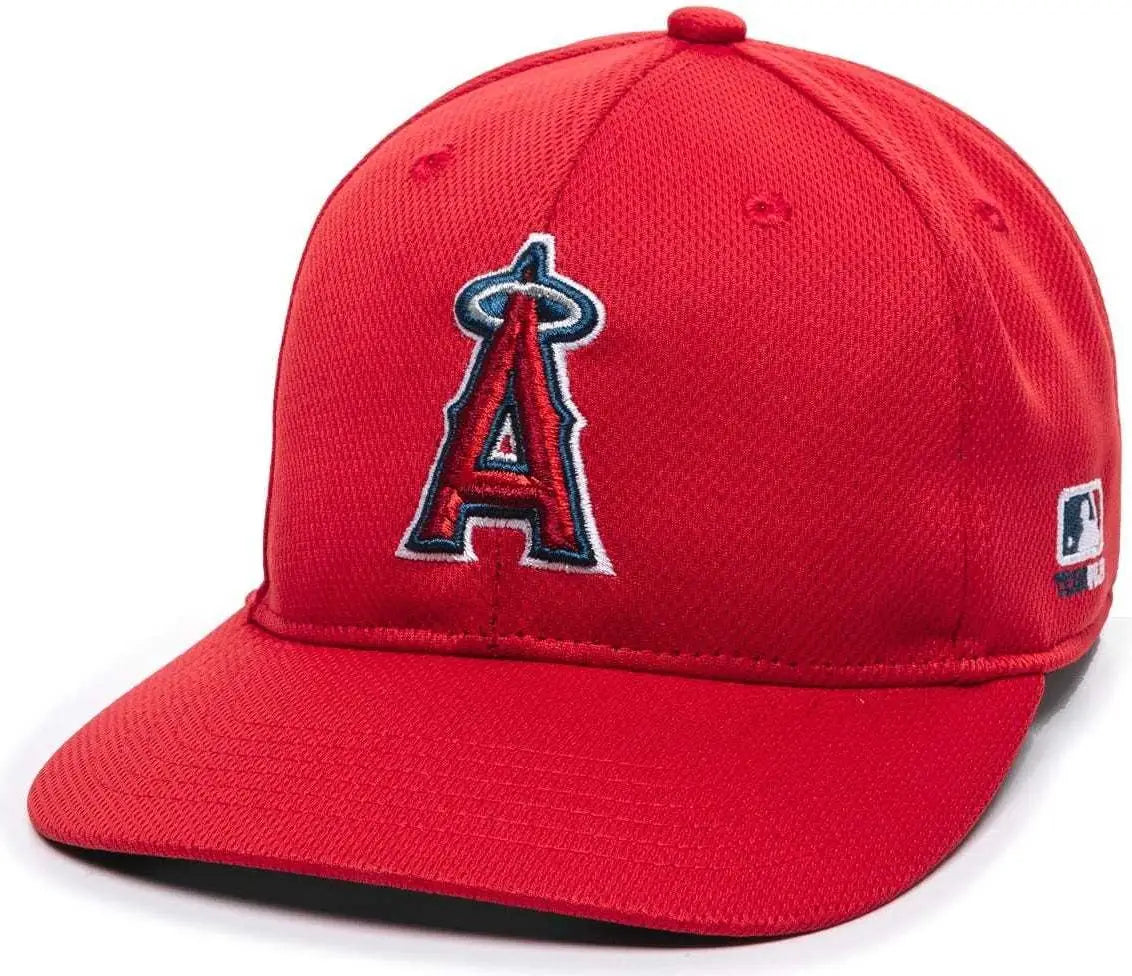 OC Sports MLB-350 MLB Polyester Baseball Adjustable Cap - Los Angeles Angels Home & Road