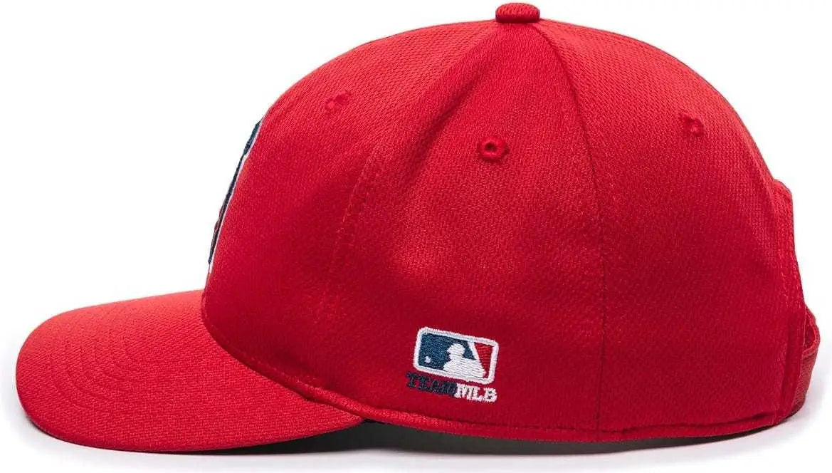 OC Sports MLB-350 MLB Polyester Baseball Adjustable Cap - Los Angeles Angels Home & Road