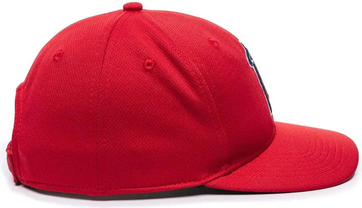 OC Sports MLB-350 MLB Polyester Baseball Adjustable Cap - Los Angeles Angels Home & Road