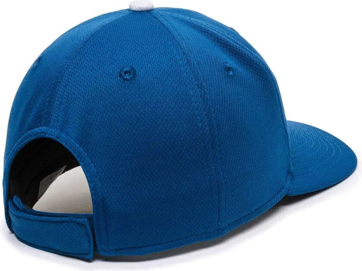 OC Sports MLB-350 MLB Polyester Baseball Adjustable Cap - Los Angeles Dodgers Home & Road