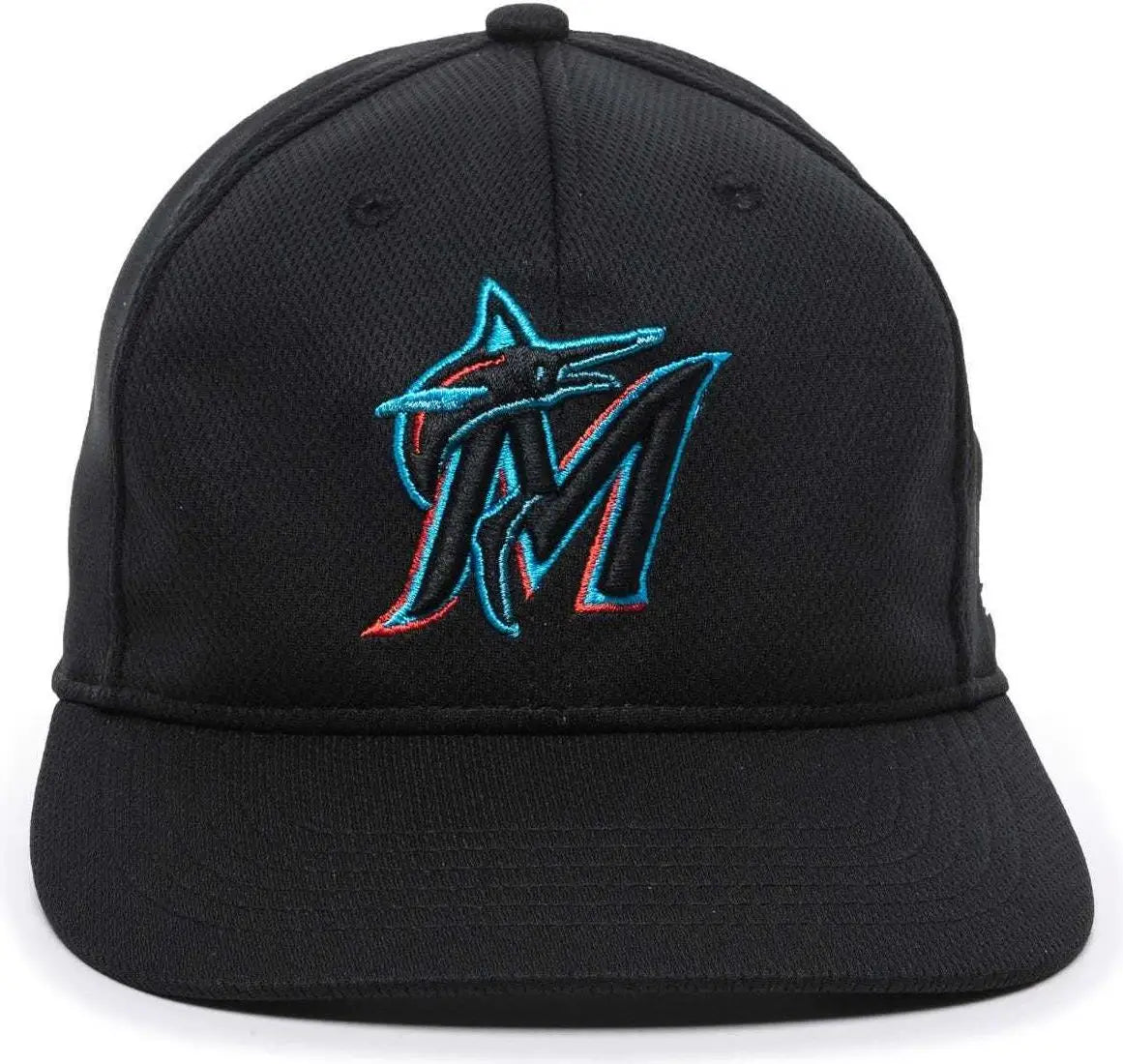 OC Sports MLB-350 MLB Polyester Baseball Adjustable Cap - Miami Marlins Home & Road