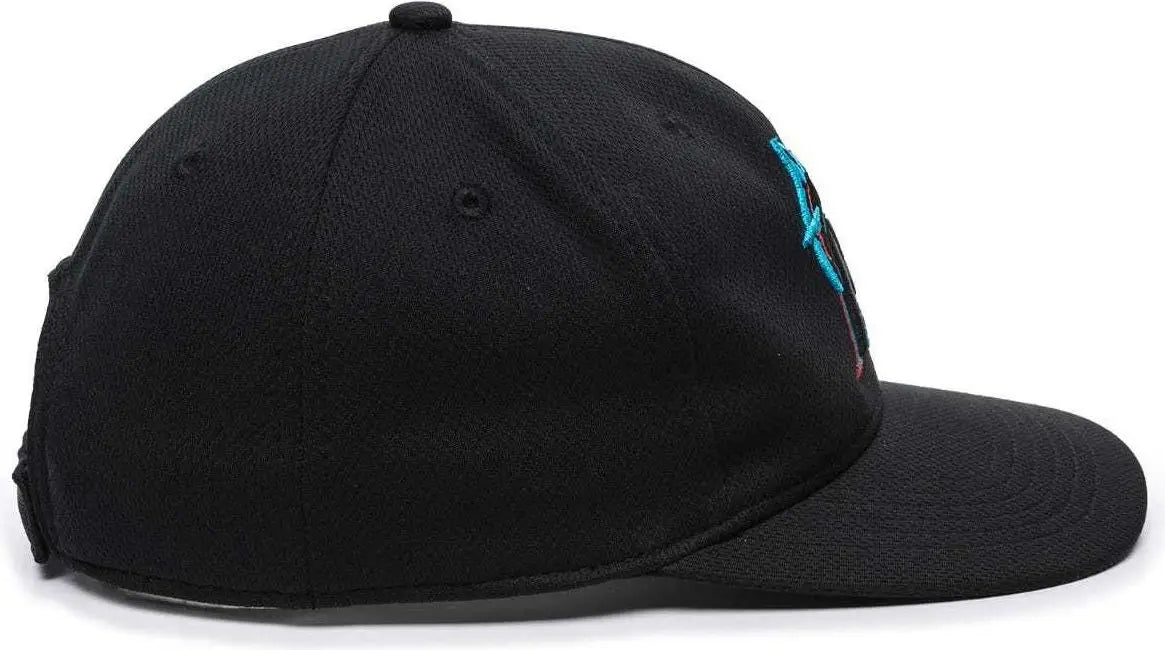OC Sports MLB-350 MLB Polyester Baseball Adjustable Cap - Miami Marlins Home & Road