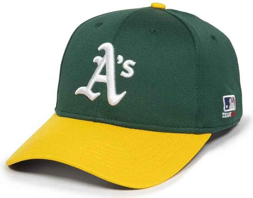 OC Sports MLB-350 MLB Polyester Baseball Adjustable Cap - Oakland Athletics Home