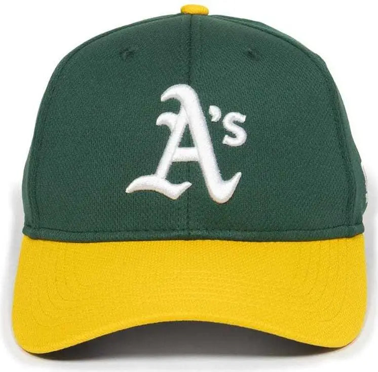 OC Sports MLB-350 MLB Polyester Baseball Adjustable Cap - Oakland Athletics Home
