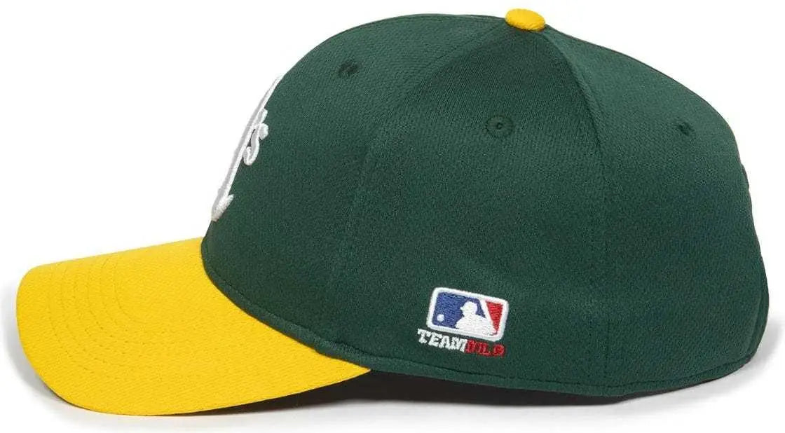 OC Sports MLB-350 MLB Polyester Baseball Adjustable Cap - Oakland Athletics Home