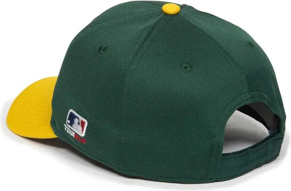 OC Sports MLB-350 MLB Polyester Baseball Adjustable Cap - Oakland Athletics Home