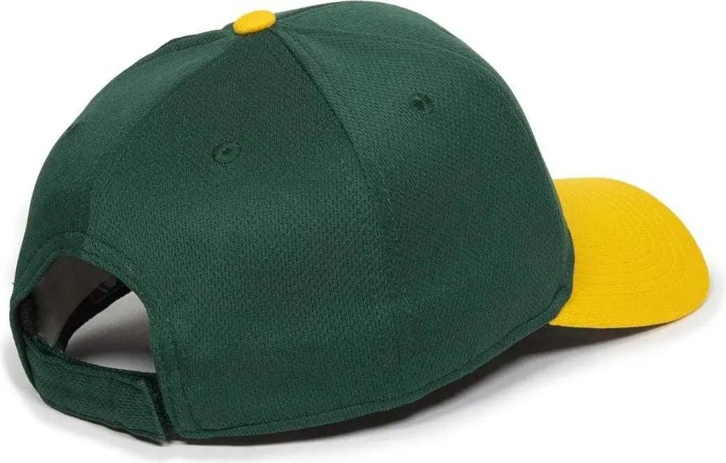 OC Sports MLB-350 MLB Polyester Baseball Adjustable Cap - Oakland Athletics Home