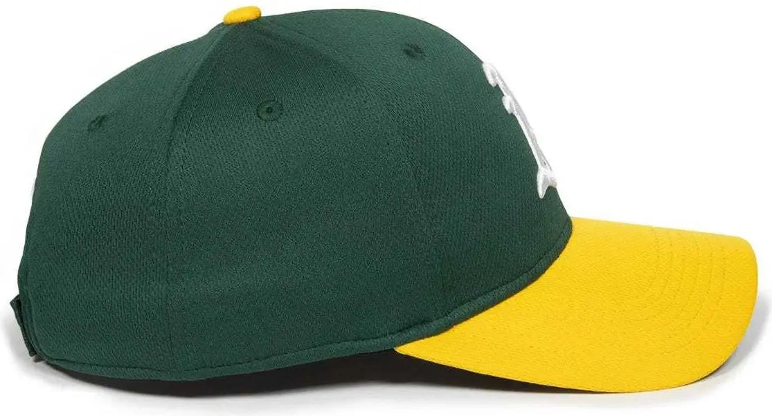 OC Sports MLB-350 MLB Polyester Baseball Adjustable Cap - Oakland Athletics Home