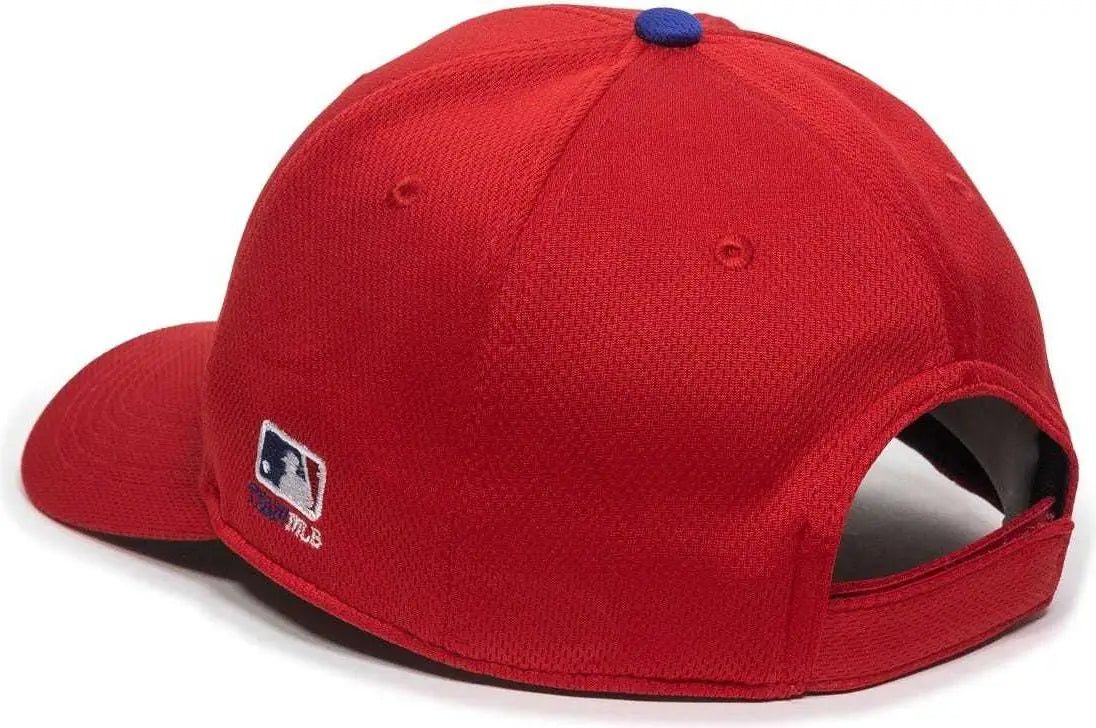 OC Sports MLB-350 MLB Polyester Baseball Adjustable Cap - Philadelphia Phillies Home