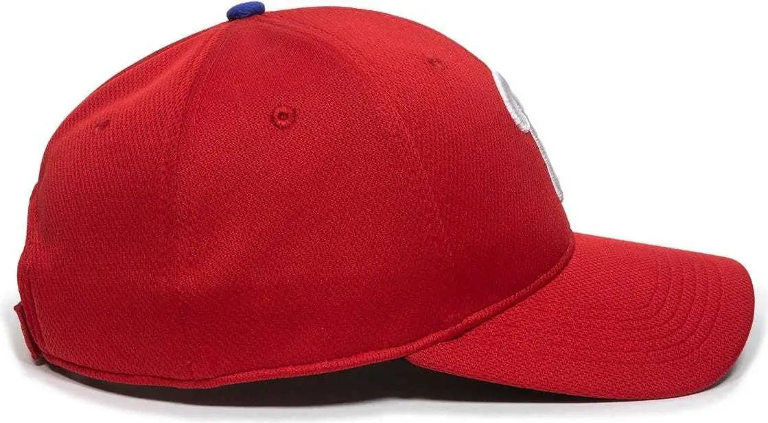 OC Sports MLB-350 MLB Polyester Baseball Adjustable Cap - Philadelphia Phillies Home