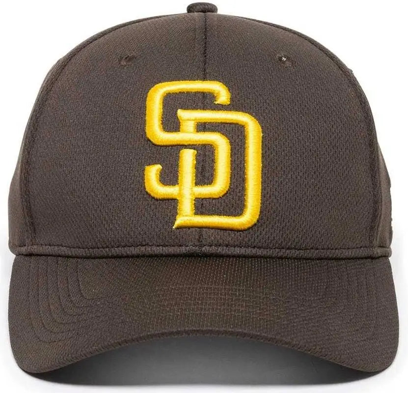 OC Sports MLB-350 MLB Polyester Baseball Adjustable Cap - San Diego Padres Home