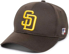 OC Sports MLB 350 MLB Polyester Baseball Adjustable Cap San Diego Padres Home