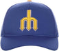 OC Sports MLB 350 MLB Polyester Baseball Adjustable Cap Seattle Mariners Legacy Royal / 6 3/8’’ 7’’