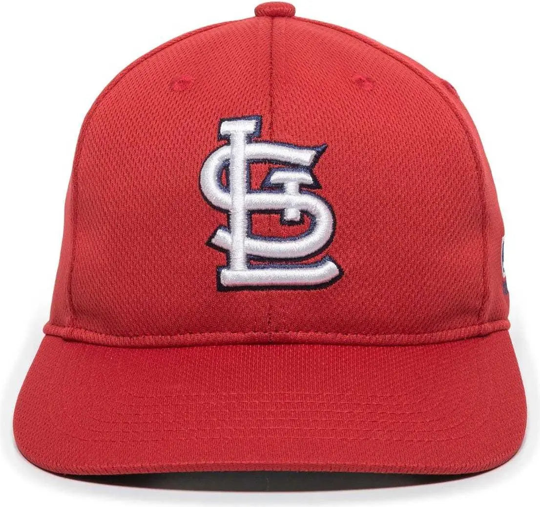 OC Sports MLB-350 MLB Polyester Baseball Adjustable Cap - St. Louis Cardinals Home & Road