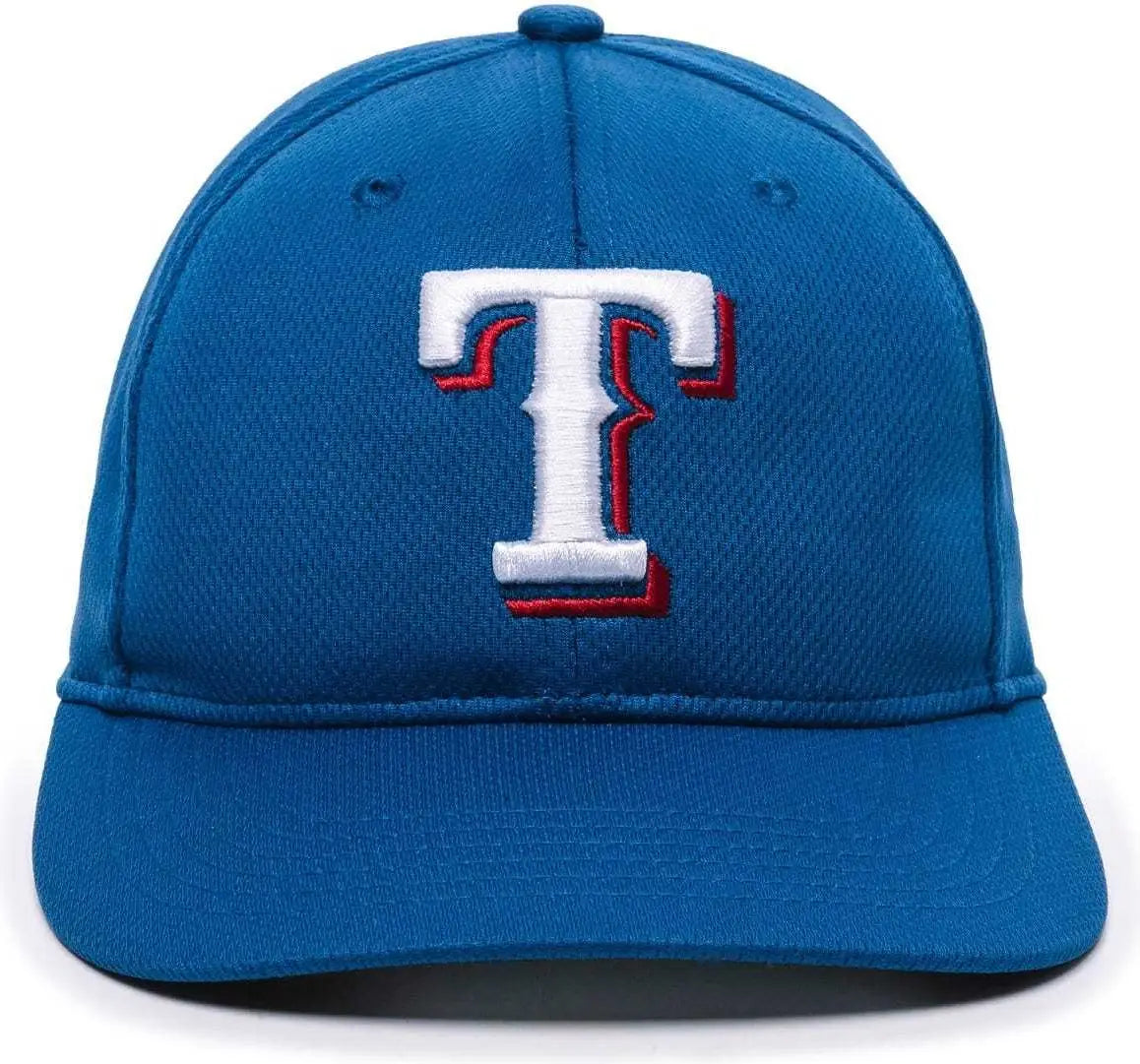 OC Sports MLB-350 MLB Polyester Baseball Adjustable Cap - Texas Rangers Home & Road