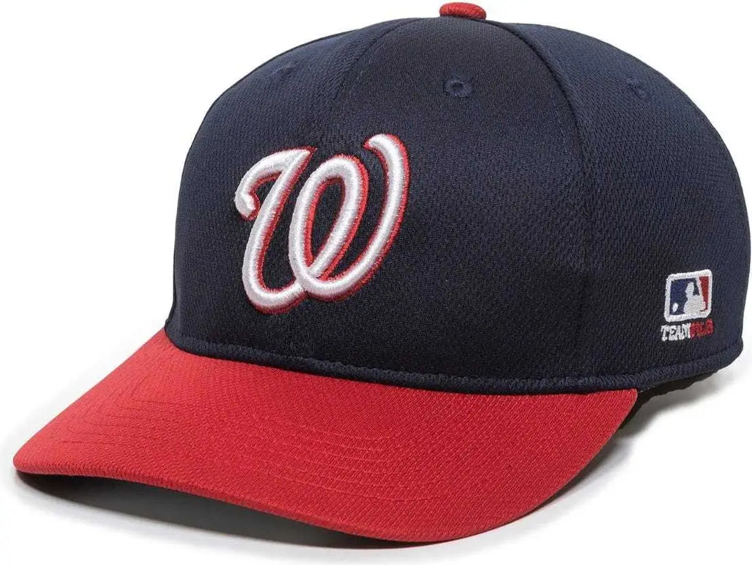 OC Sports MLB-350 MLB Polyester Baseball Adjustable Cap - Washington Nationals Road