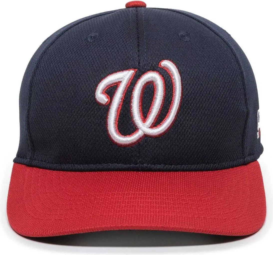 OC Sports MLB-350 MLB Polyester Baseball Adjustable Cap - Washington Nationals Road