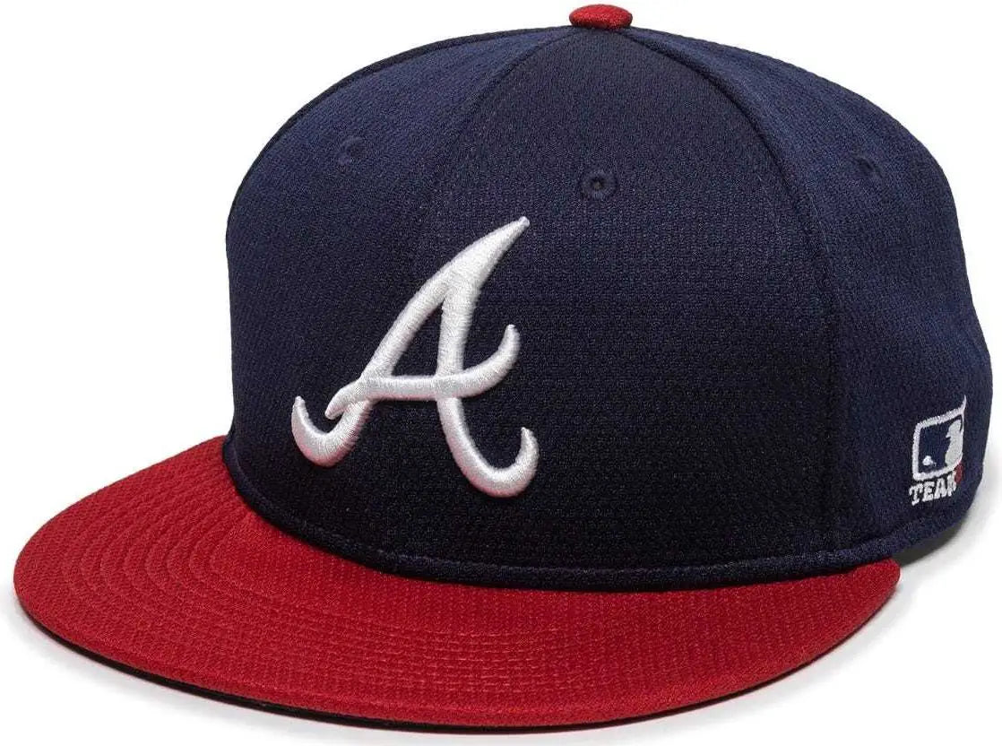 OC Sports MLB-400 MLB Mesh Baseball Cap - Atlanta Braves