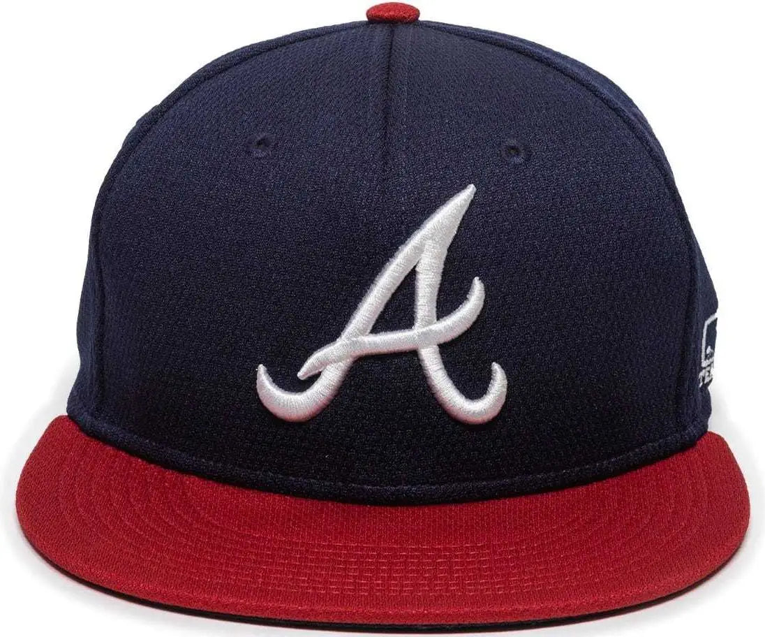 OC Sports MLB-400 MLB Mesh Baseball Cap - Atlanta Braves