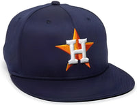 OC Sports MLB-400 MLB Mesh Baseball Cap - Houston Astros Home & Road - Navy / 6 3/8’’ - 7’’