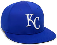 OC Sports MLB-400 MLB Mesh Baseball Cap - Kansas City Royals - Royal / 6 3/8’’ - 7’’