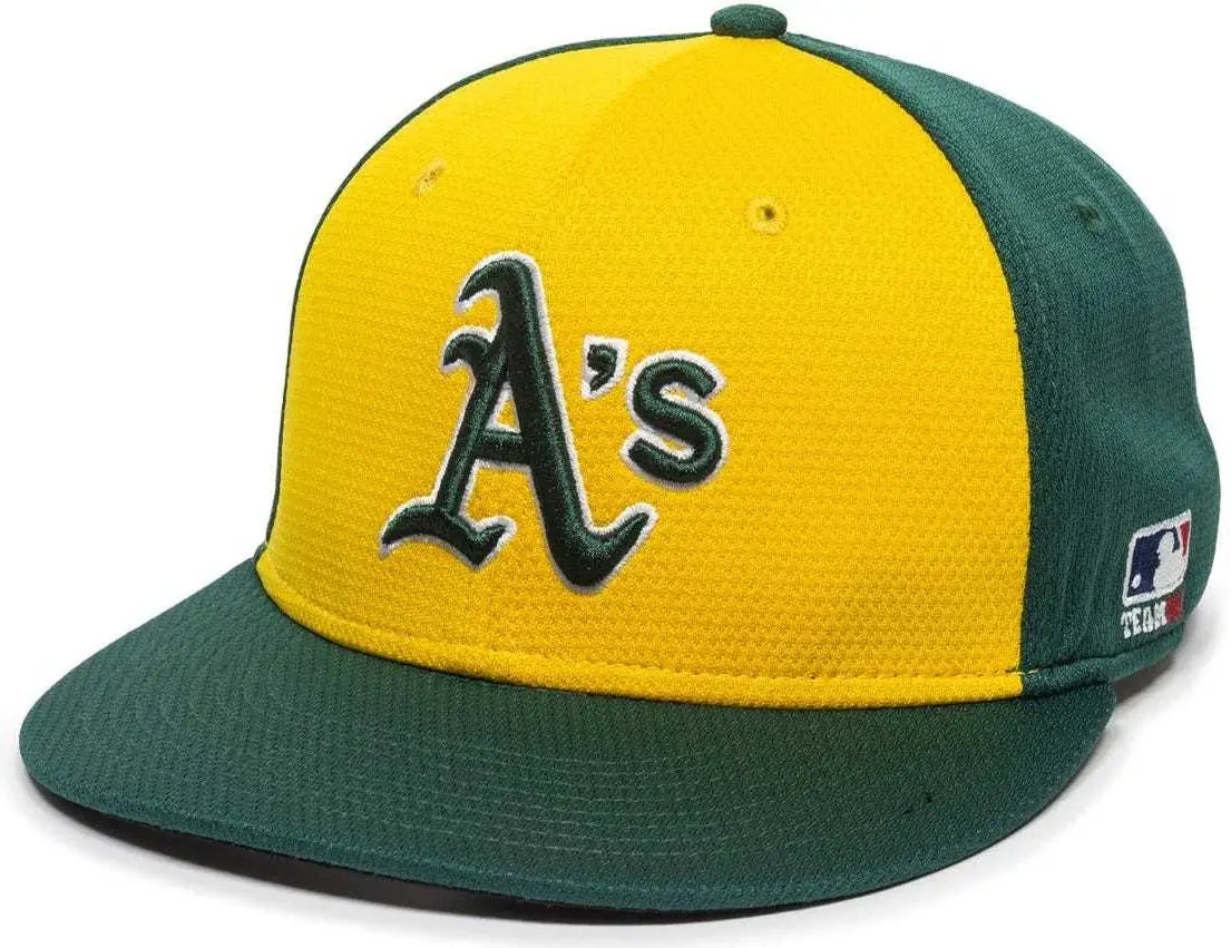 OC Sports MLB-400 MLB Mesh Baseball Cap - Oakland Athletics Colorblock