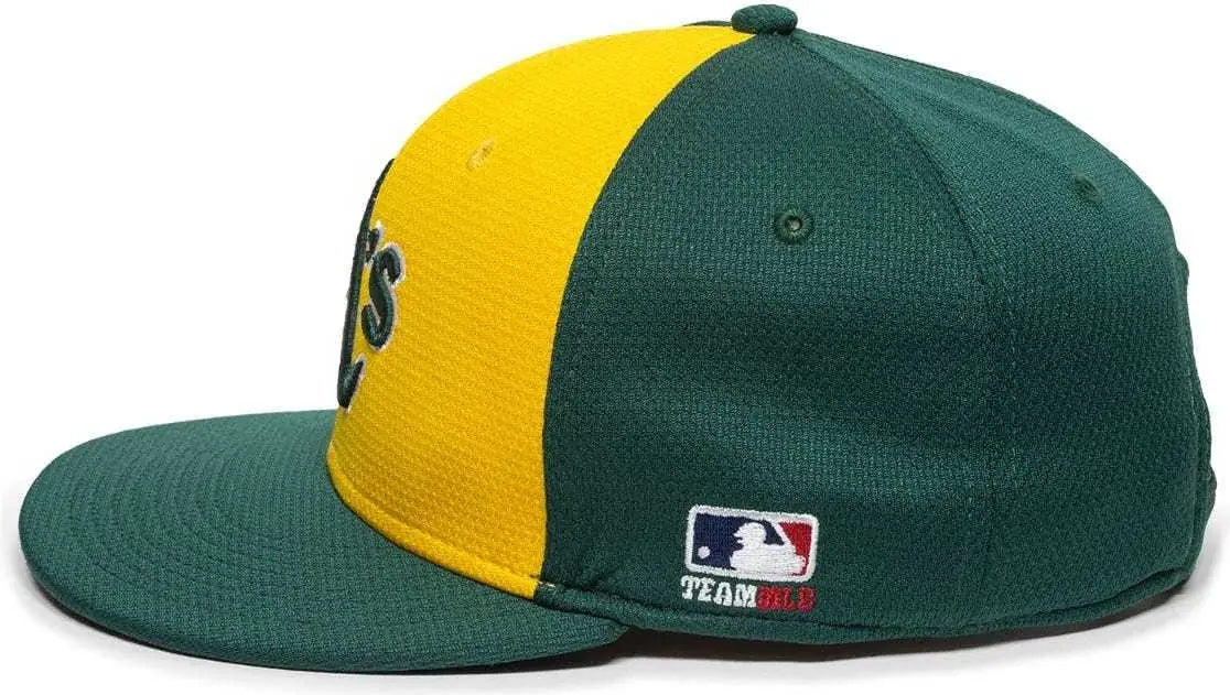 OC Sports MLB-400 MLB Mesh Baseball Cap - Oakland Athletics Colorblock