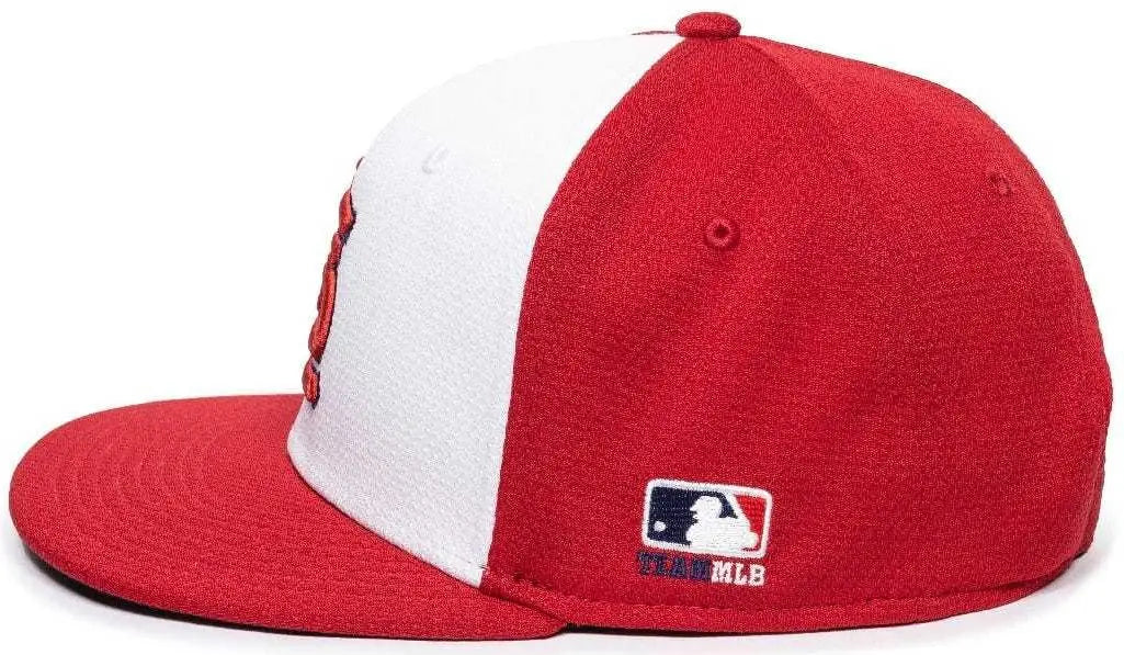 OC Sports MLB-400 MLB Mesh Baseball Cap - St Louis Cardinals Colorblock