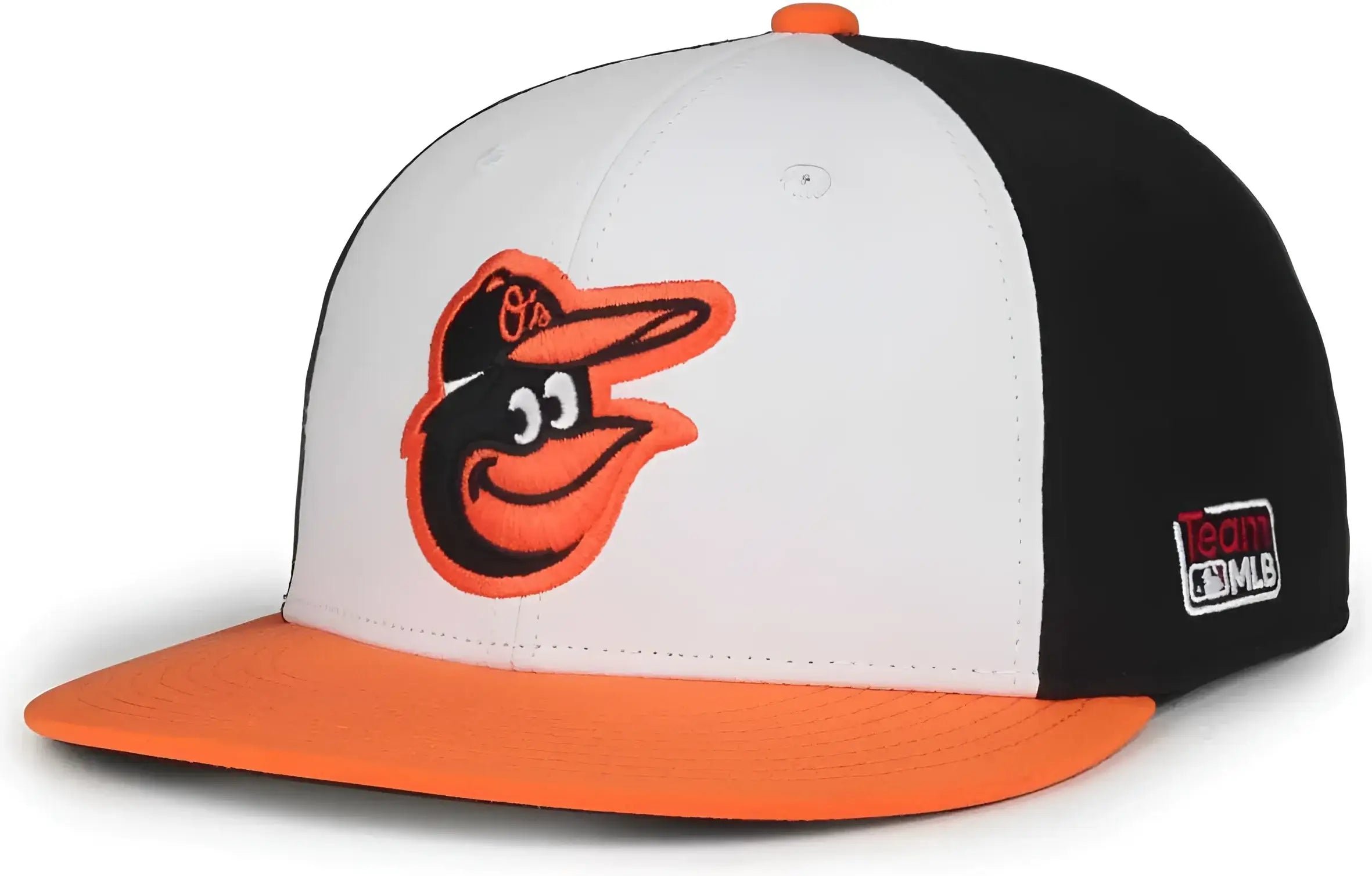 OC Sports MLB-450 Performance Baseball Cap - Baltimore Orioles White