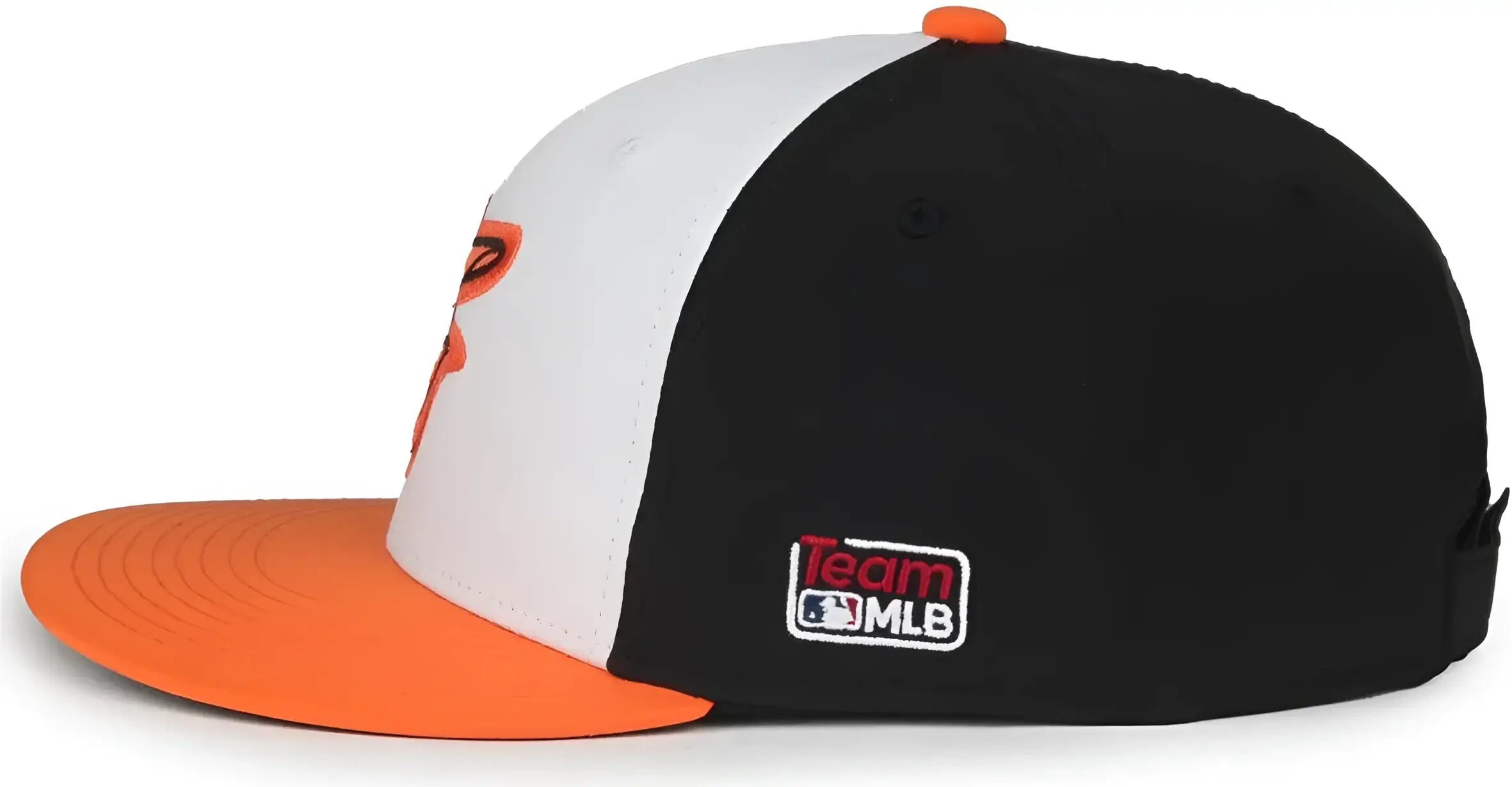 OC Sports MLB-450 Performance Baseball Cap - Baltimore Orioles White