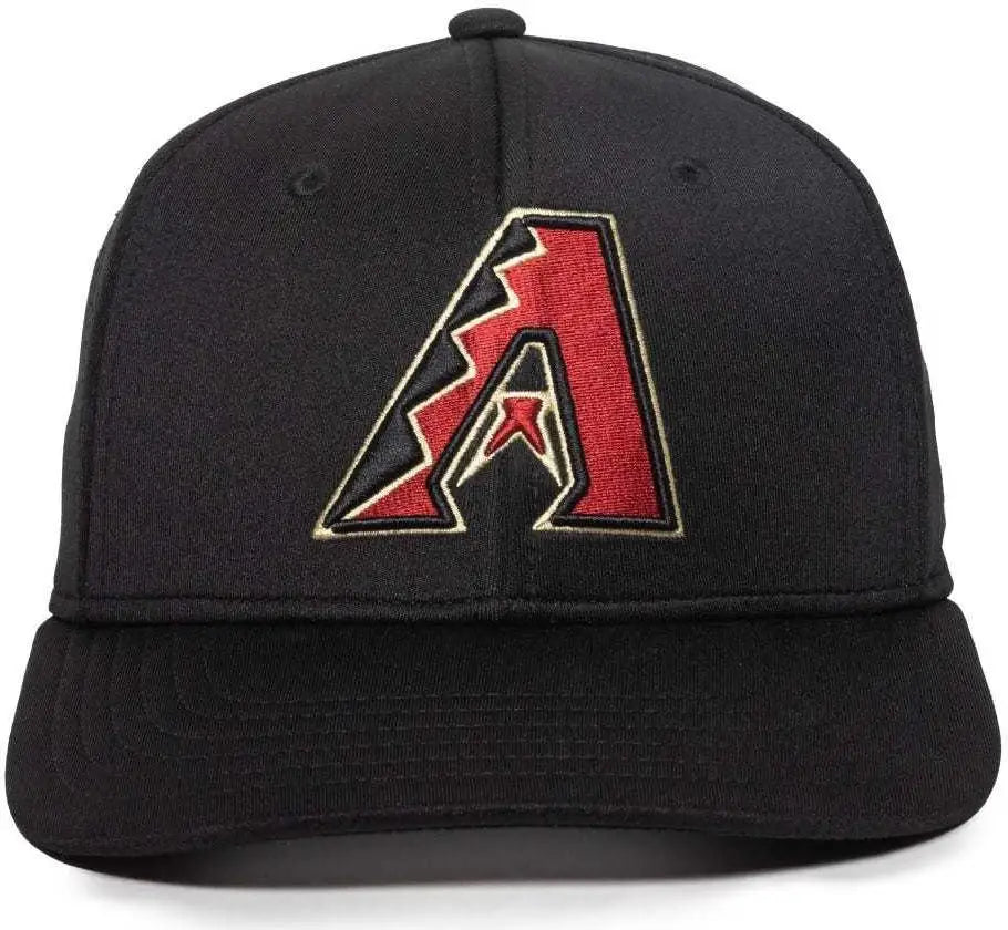 OC Sports MLB-600 Perforated Stretchfit Baseball Cap - Arizona Diamondbacks