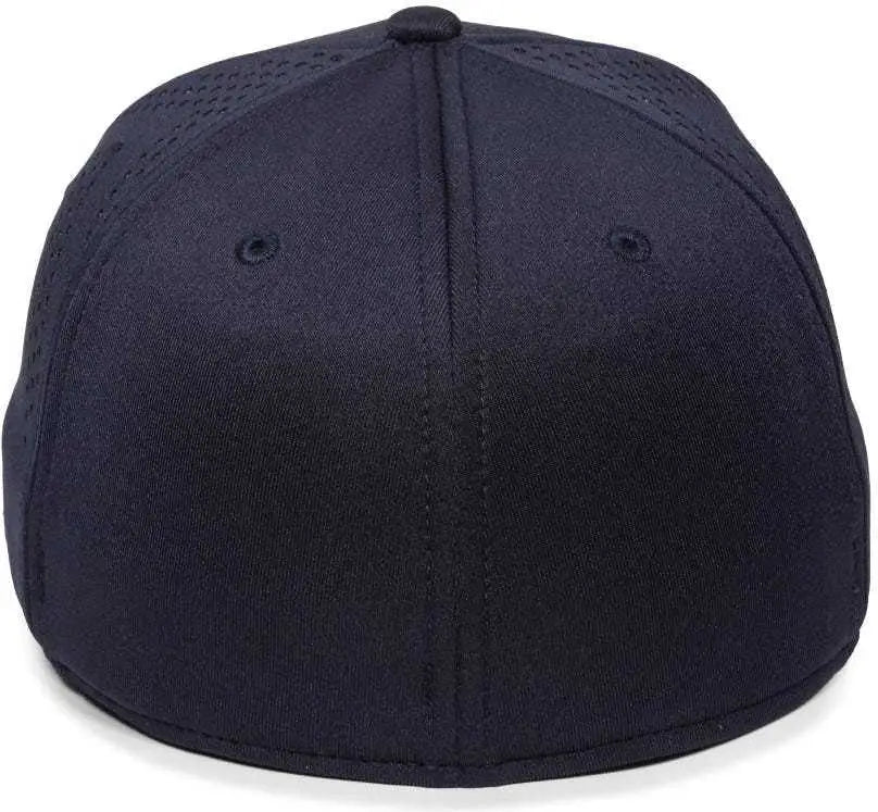 OC Sports MLB-600 Perforated Stretchfit Baseball Cap - Boston Red Sox