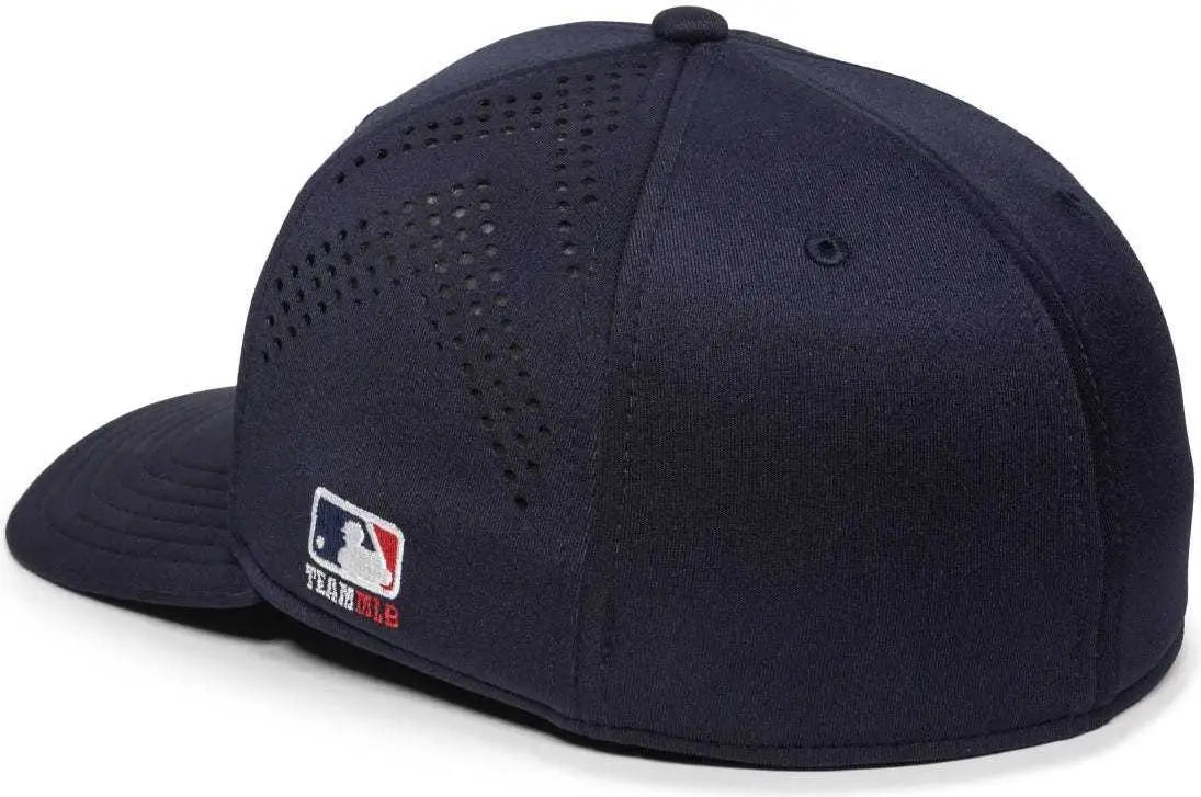 OC Sports MLB-600 Perforated Stretchfit Baseball Cap - Boston Red Sox