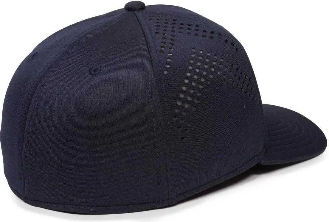 OC Sports MLB-600 Perforated Stretchfit Baseball Cap - Boston Red Sox