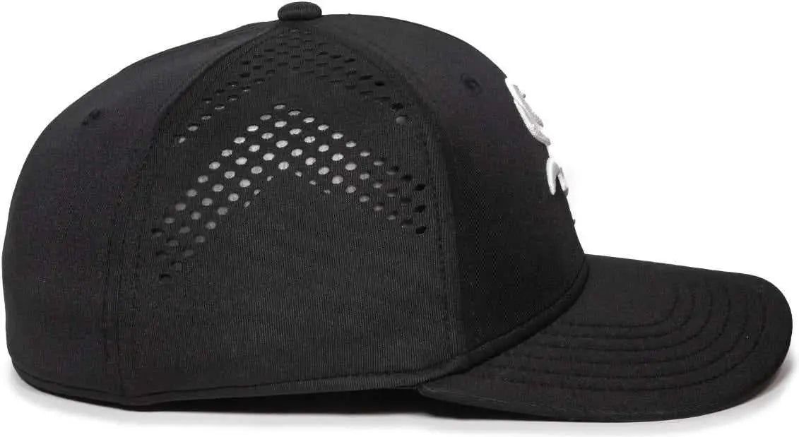 OC Sports MLB-600 Perforated Stretchfit Baseball Cap - Chicago White Sox